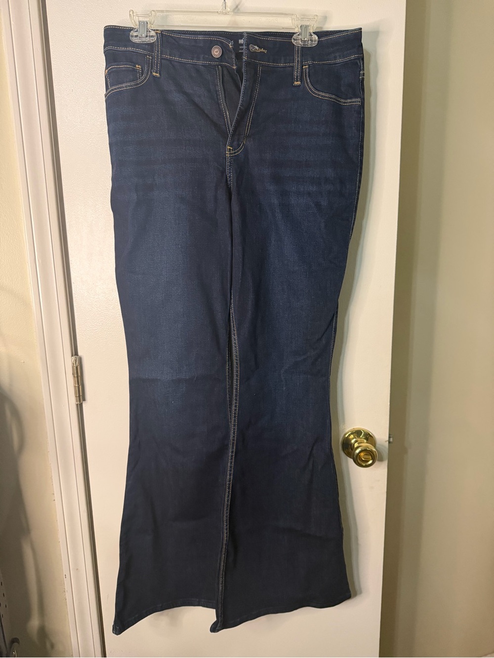 Hollister Dark Indigo Flare Jeans